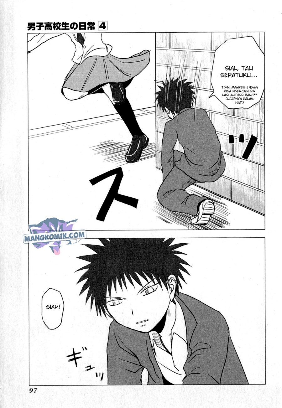 Danshi Koukousei no Nichijou Chapter 62 Bahasa Indonesia