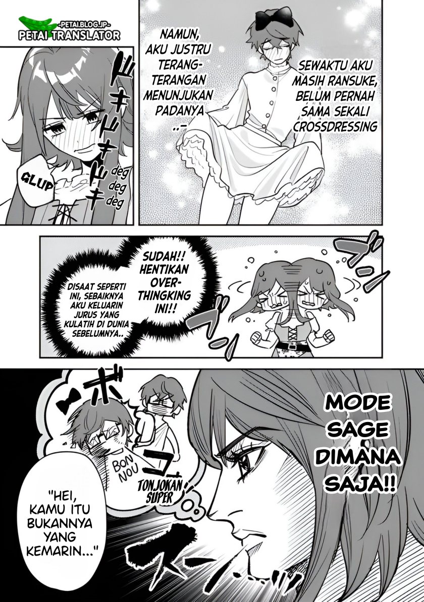 Danshi Koukousei wa Isekai de JK ni Natta Chapter 02 Bahasa Indonesia