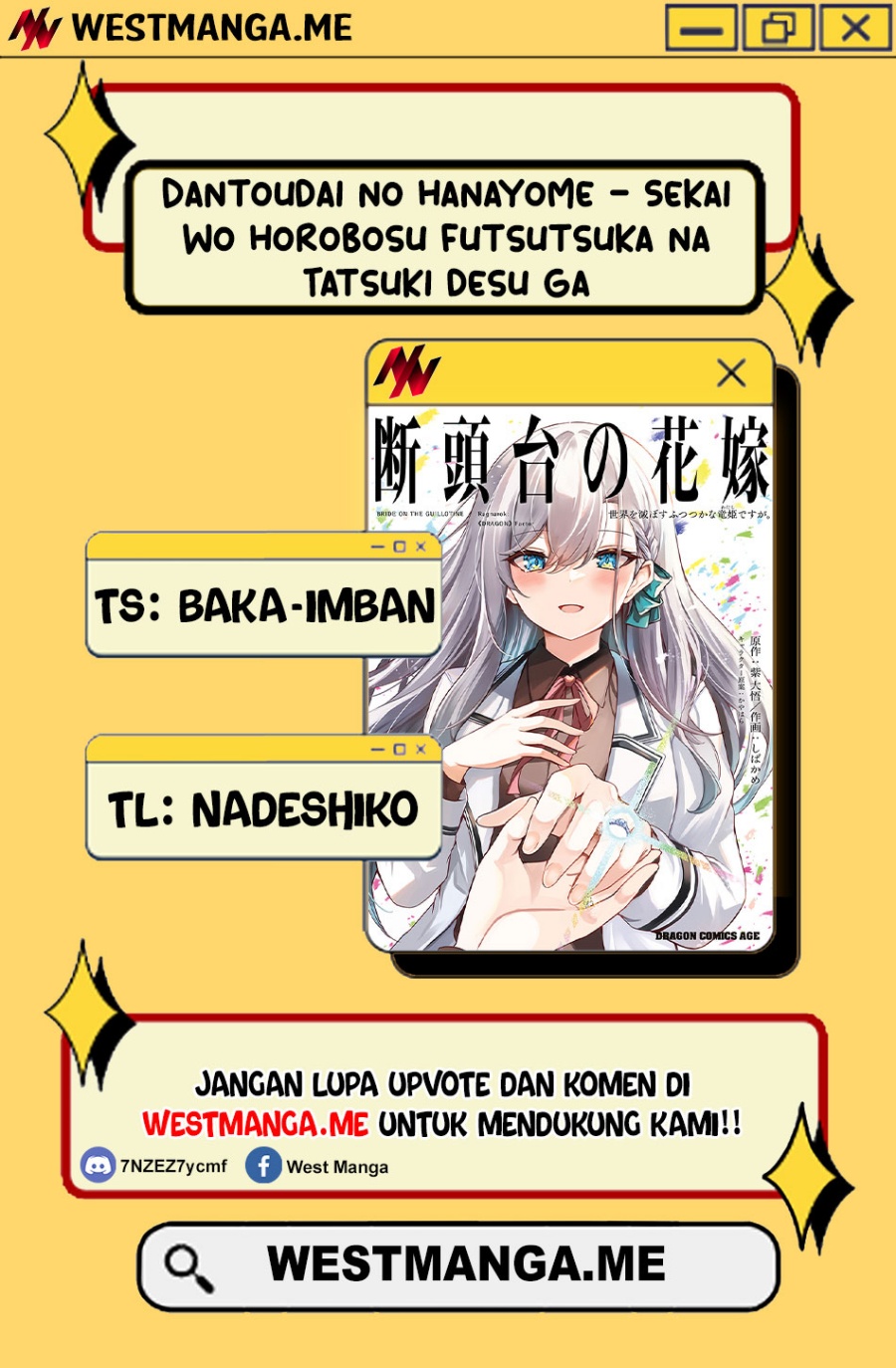 Dantoudai no Hanayome – Sekai wo Horobosu Futsutsuka na Tatsuki desu ga Chapter 06 Bahasa Indonesia