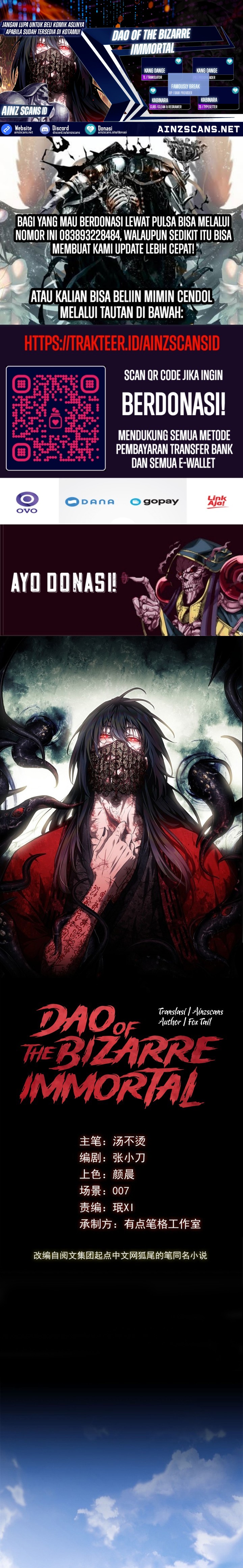 Dao of the Bizarre Immortal Chapter 03 Bahasa Indonesia