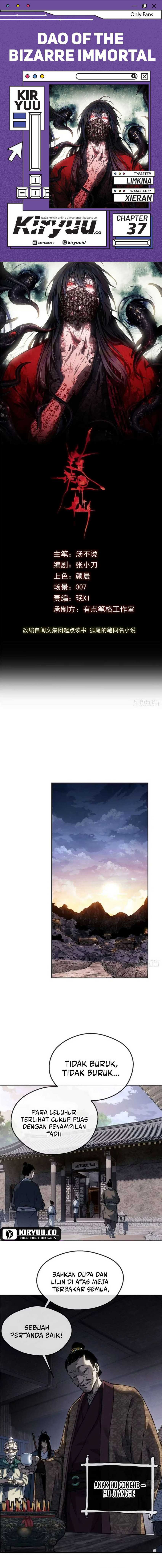 Dao of the Bizarre Immortal chapter 37