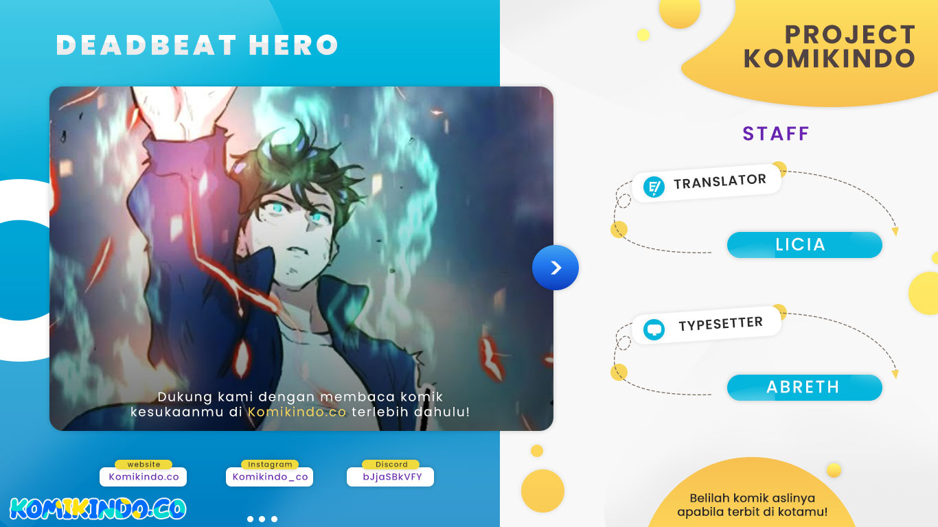 Deadbeat Hero Chapter 16 Bahasa Indonesia