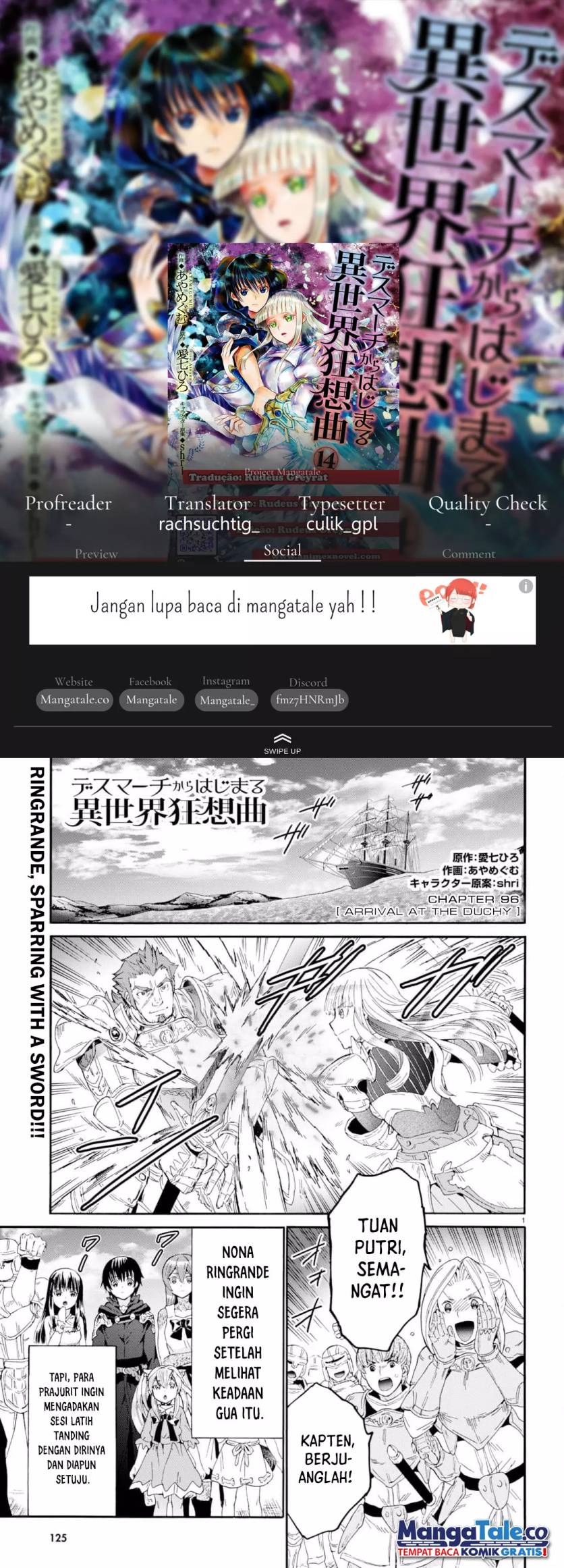 Death March Kara Hajimaru Isekai Kyousoukyoku chapter 96