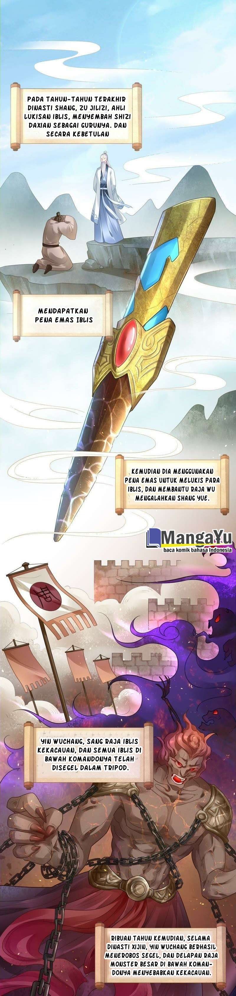 Demon Painting Master of Mountain and Sea City Chapter 01 Bahasa Indonesia