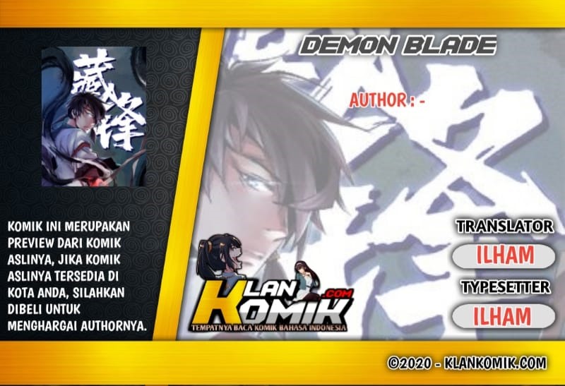 Demon Blade Chapter 00 Bahasa Indonesia
