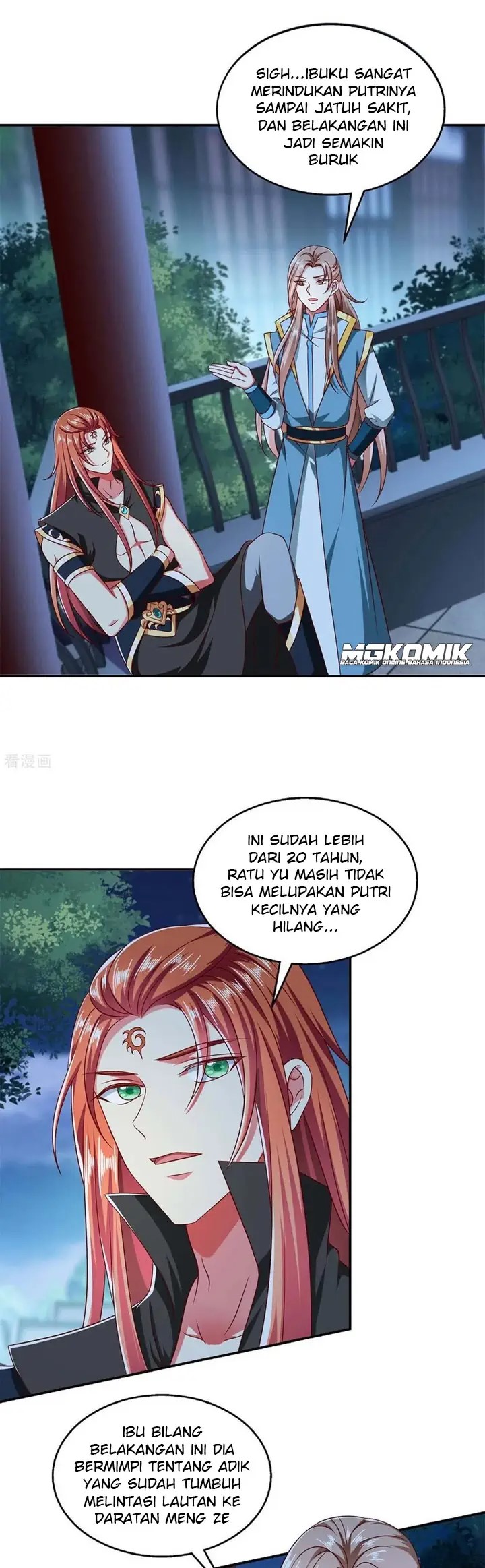 Demon King Domination Pet Genius Meng Bao Belly Black Mother Chapter 60 Bahasa Indonesia