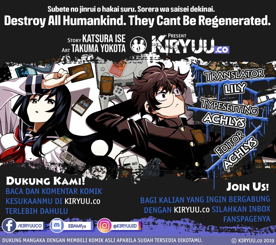 Destroy All Humankind. They Can’t Be Regenerated chapter 10