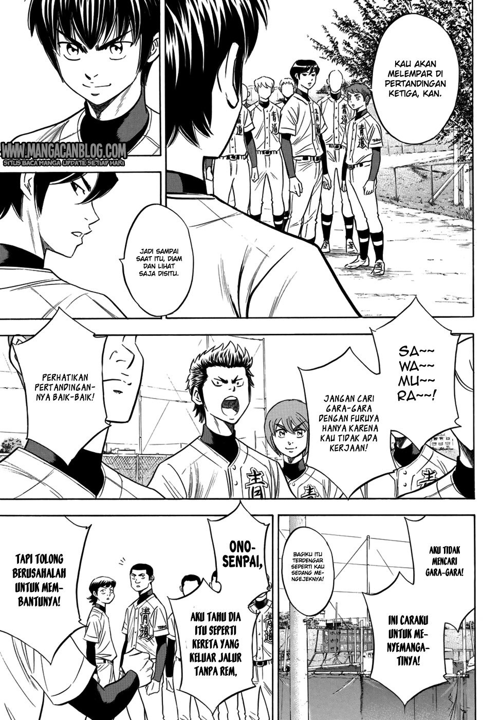 Diamond no Ace Act 2 Chapter 105 Bahasa Indonesia