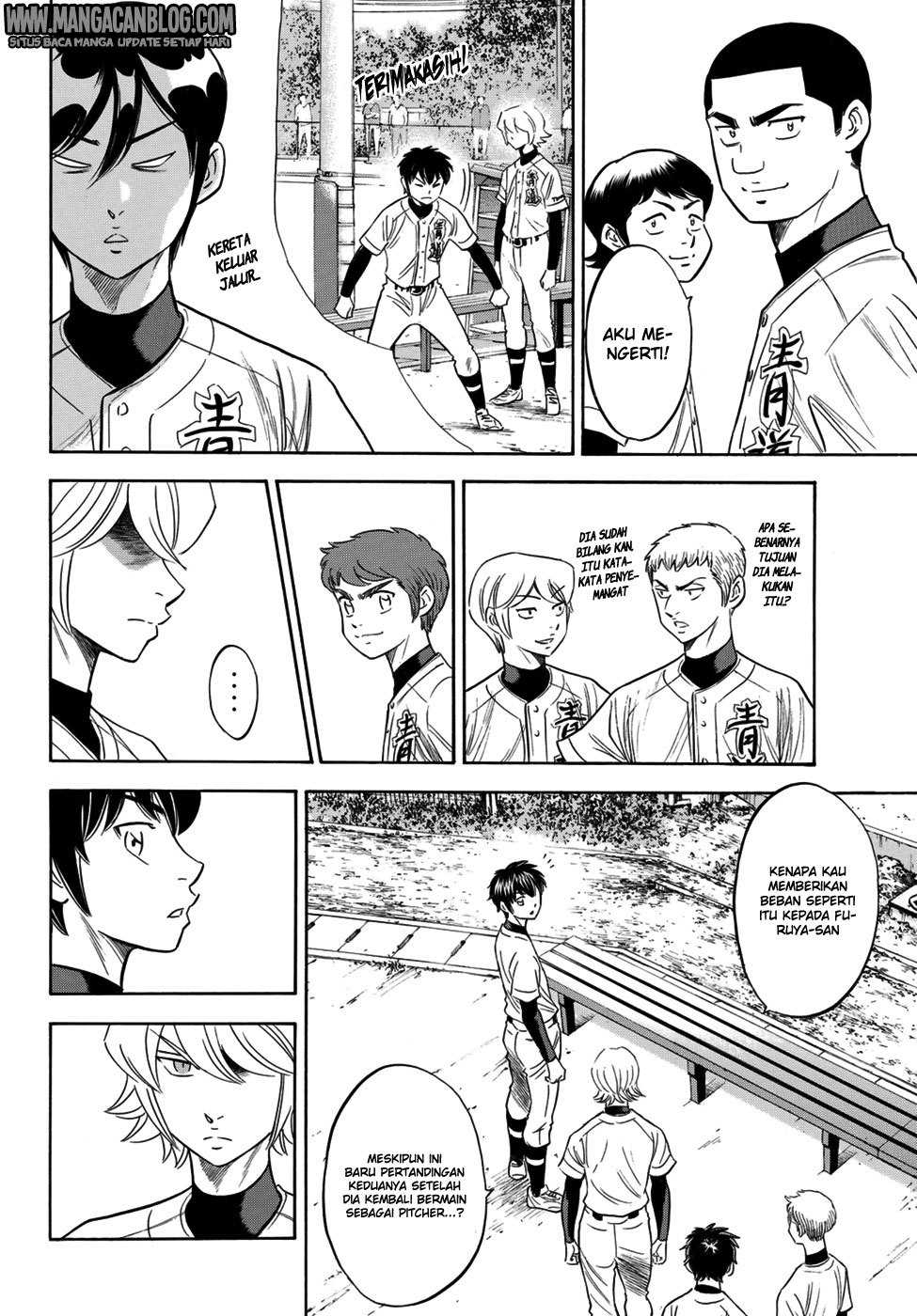 Diamond no Ace Act 2 Chapter 105 Bahasa Indonesia