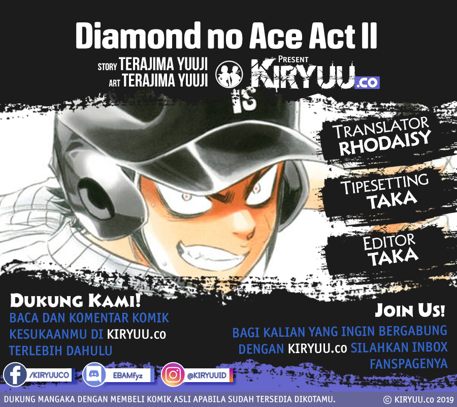 Diamond no Ace Act 2 Chapter 203 Bahasa Indonesia