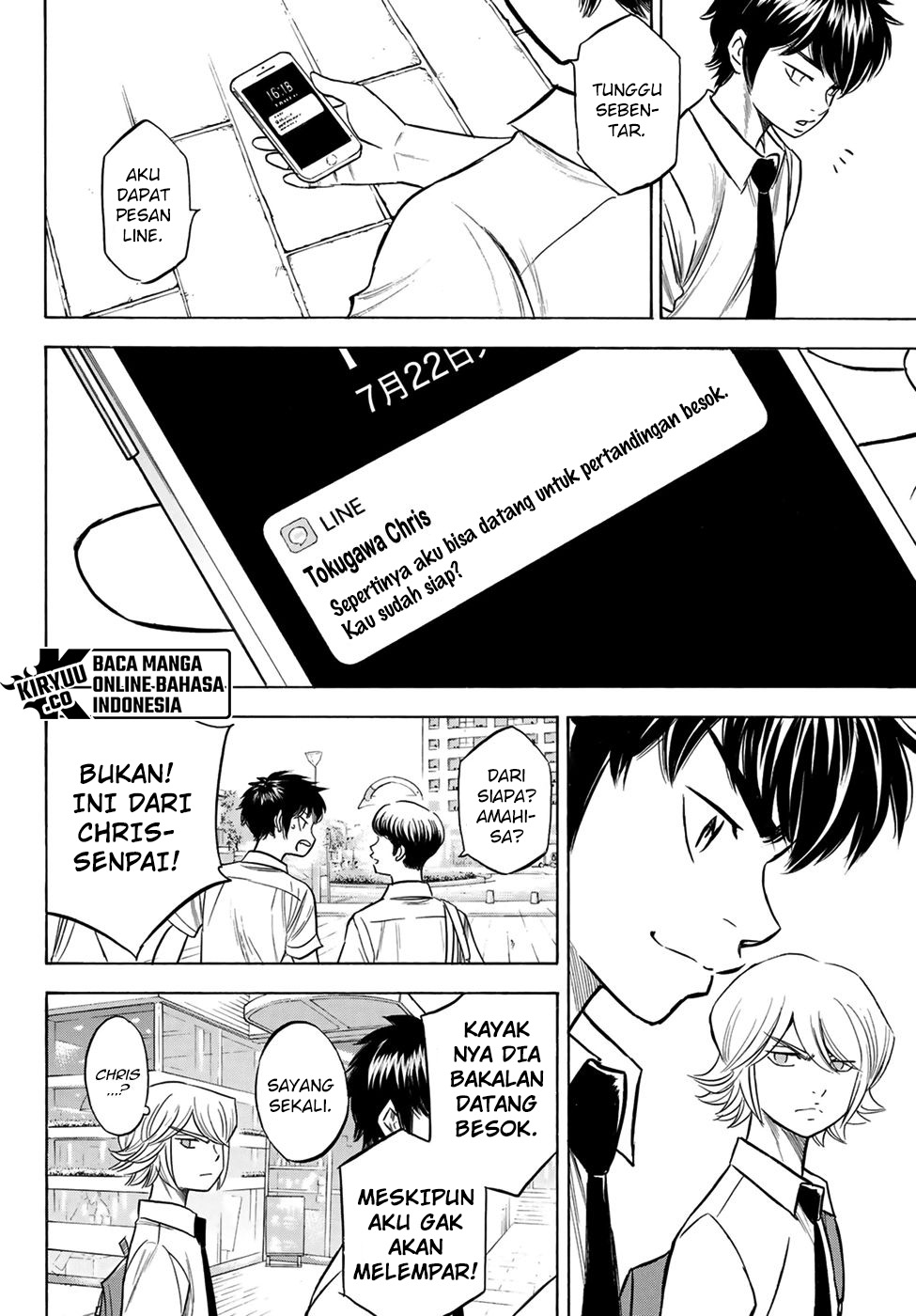 Diamond no Ace Act 2 Chapter 203 Bahasa Indonesia