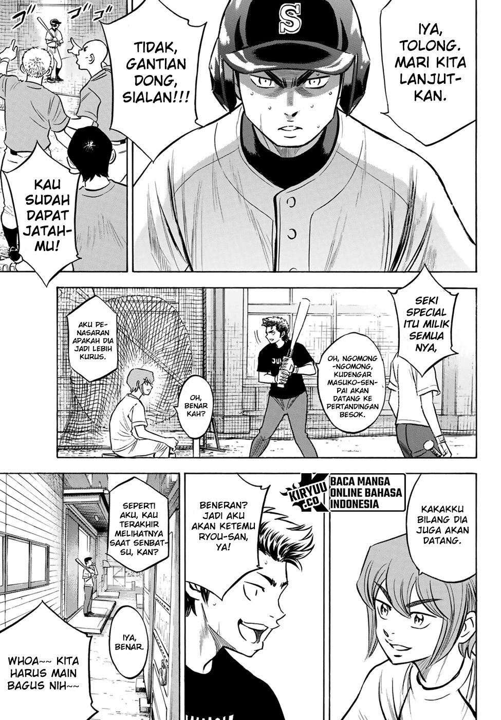 Diamond no Ace Act 2 Chapter 203 Bahasa Indonesia