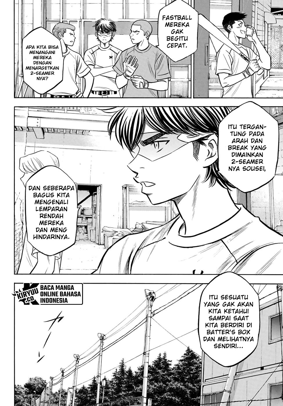 Diamond no Ace Act 2 Chapter 203 Bahasa Indonesia