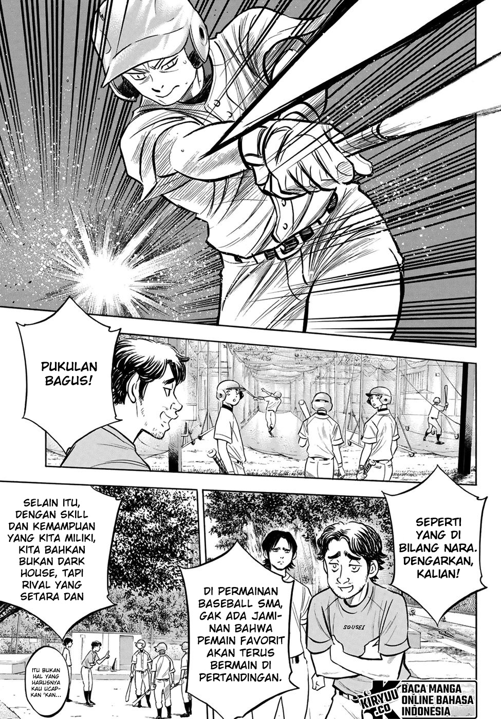 Diamond no Ace Act 2 Chapter 203 Bahasa Indonesia