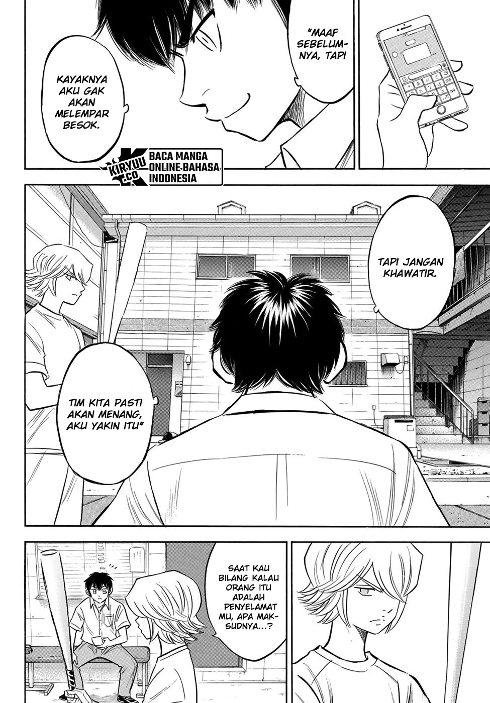 Diamond no Ace Act 2 Chapter 203 Bahasa Indonesia