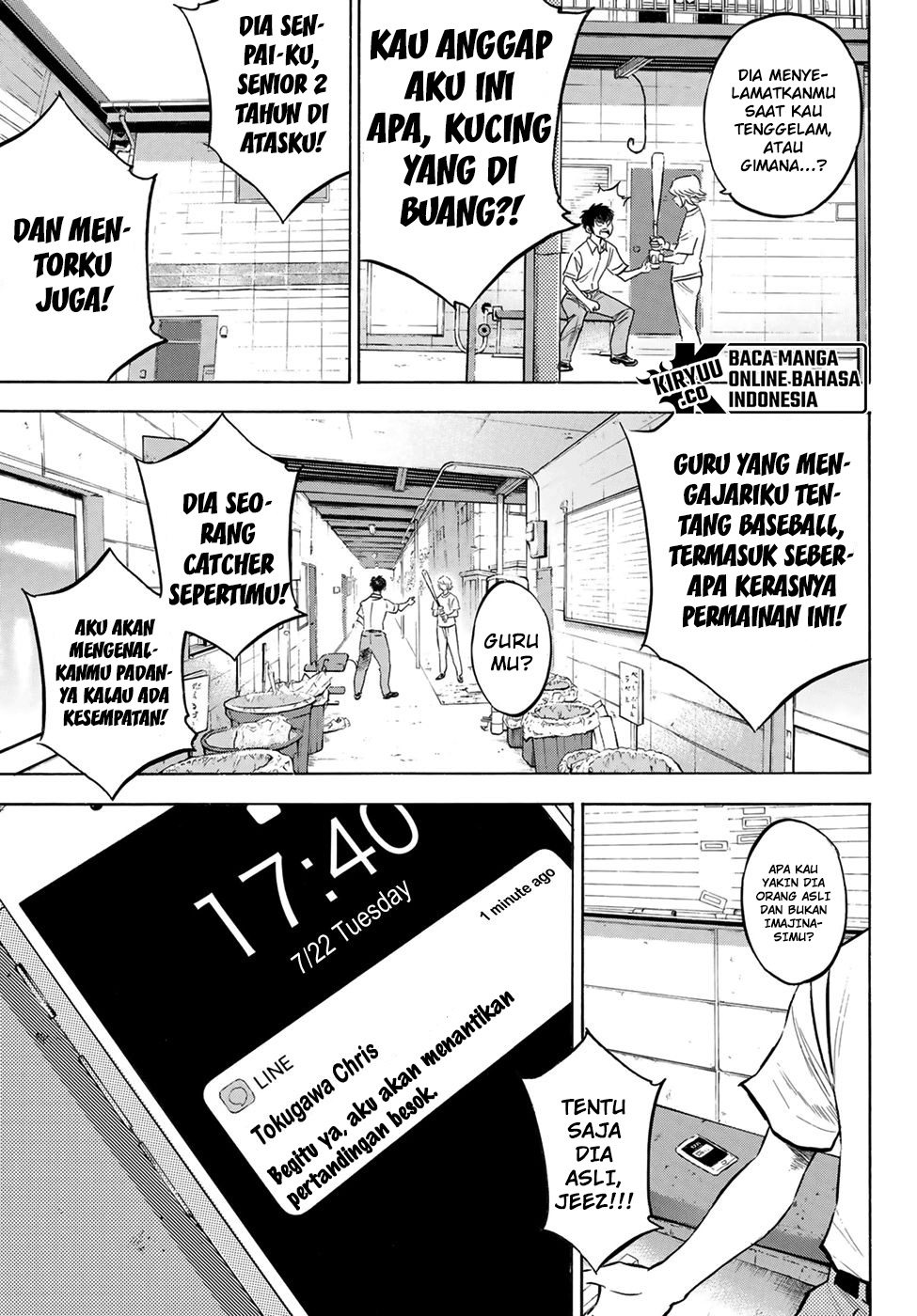 Diamond no Ace Act 2 Chapter 203 Bahasa Indonesia