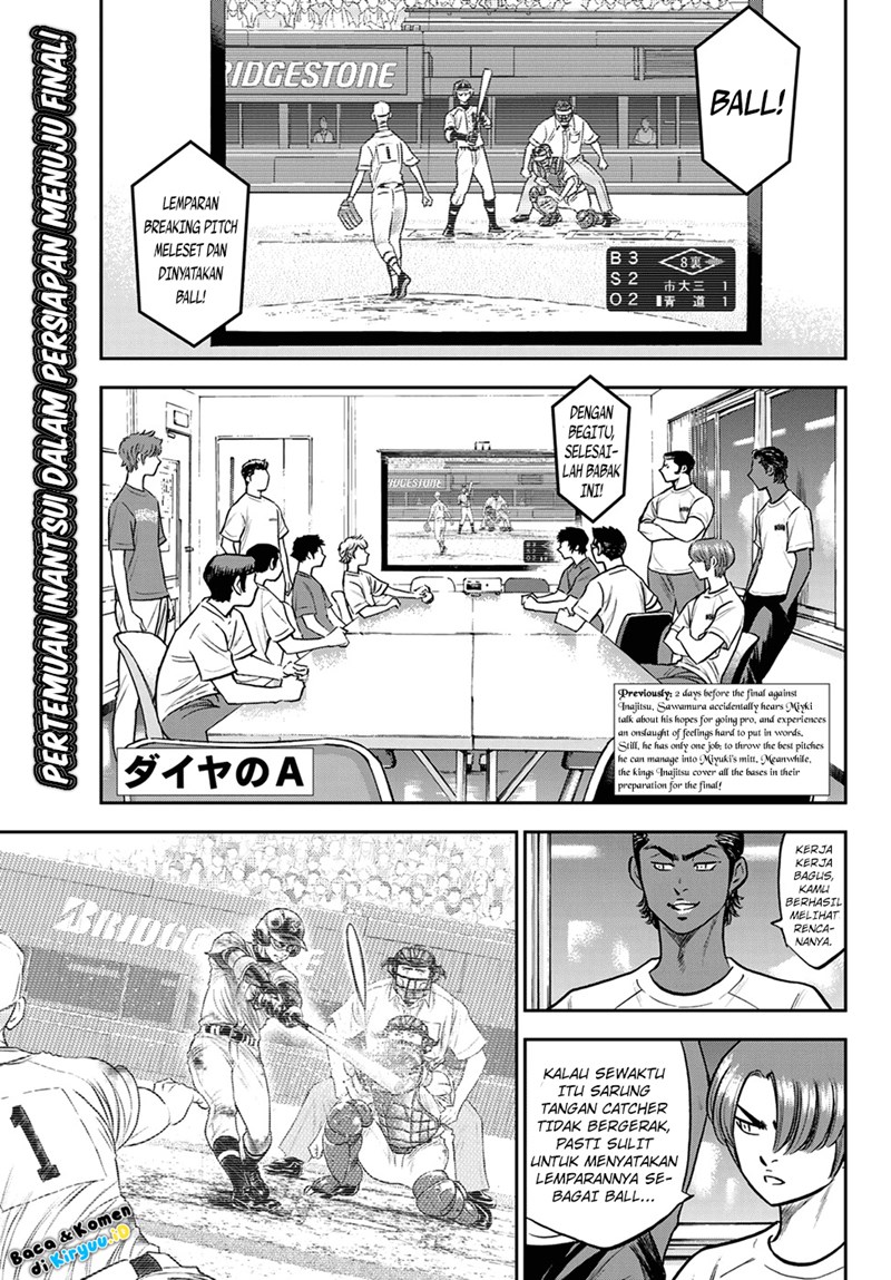 Diamond no Ace Act 2 Chapter 258 Bahasa Indonesia