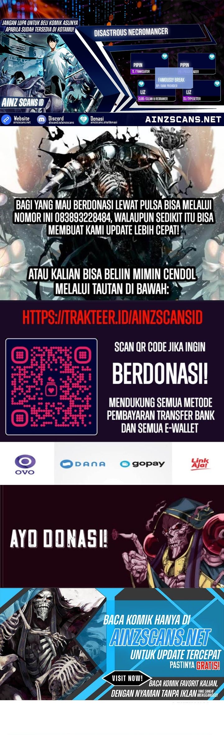 Disastrous Necromancer Chapter 167 Bahasa Indonesia