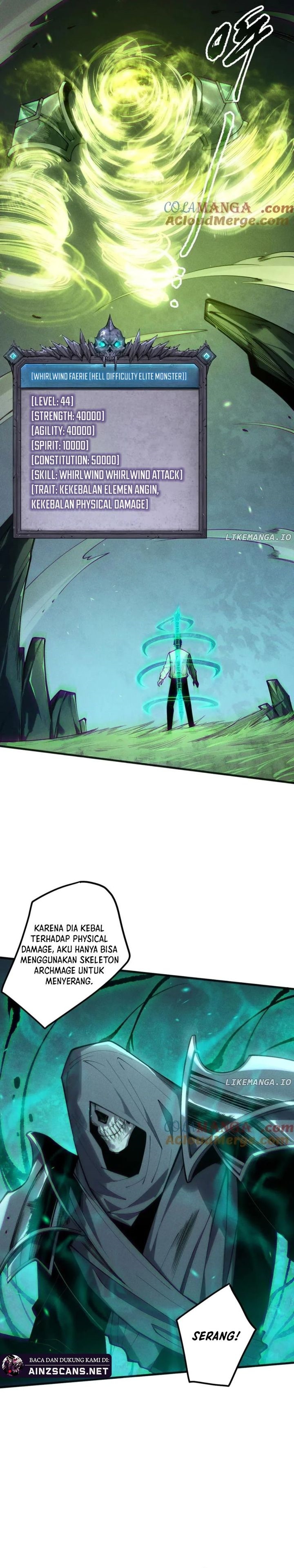 Disastrous Necromancer Chapter 167 Bahasa Indonesia