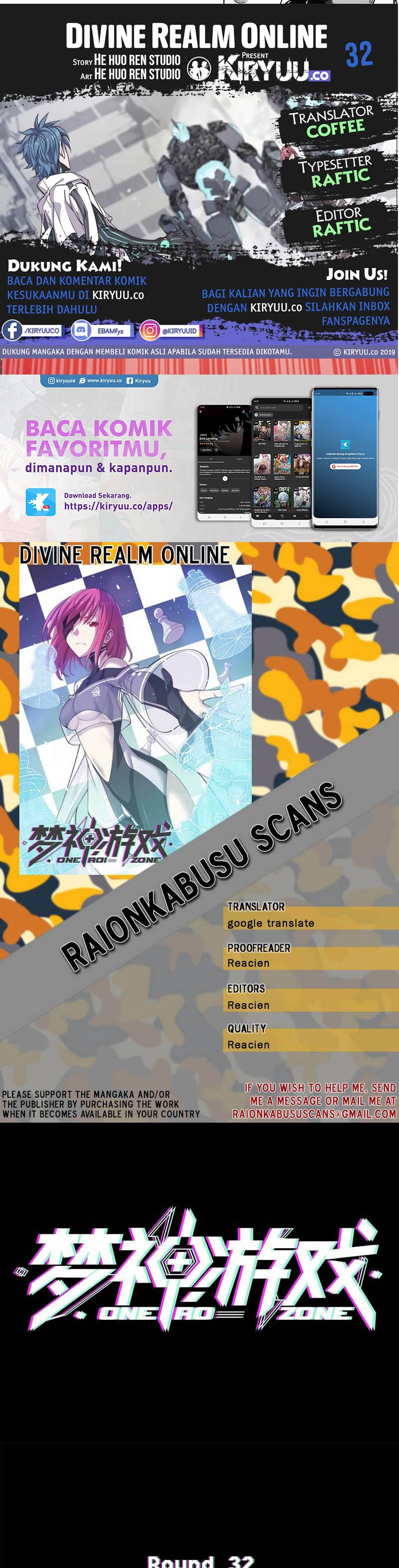 Divine Realm Online Chapter 32 Bahasa Indonesia