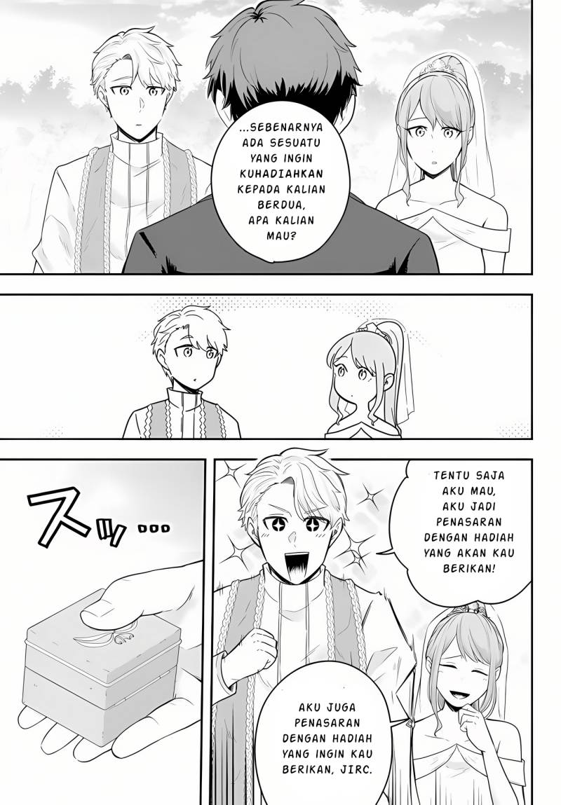 Dokushin Kizoku wa Isekai wo Ouka Suru: Kekkon Shinai Otoko no Yuuga na Ohitori-sama Life Chapter 14 Bahasa Indonesia