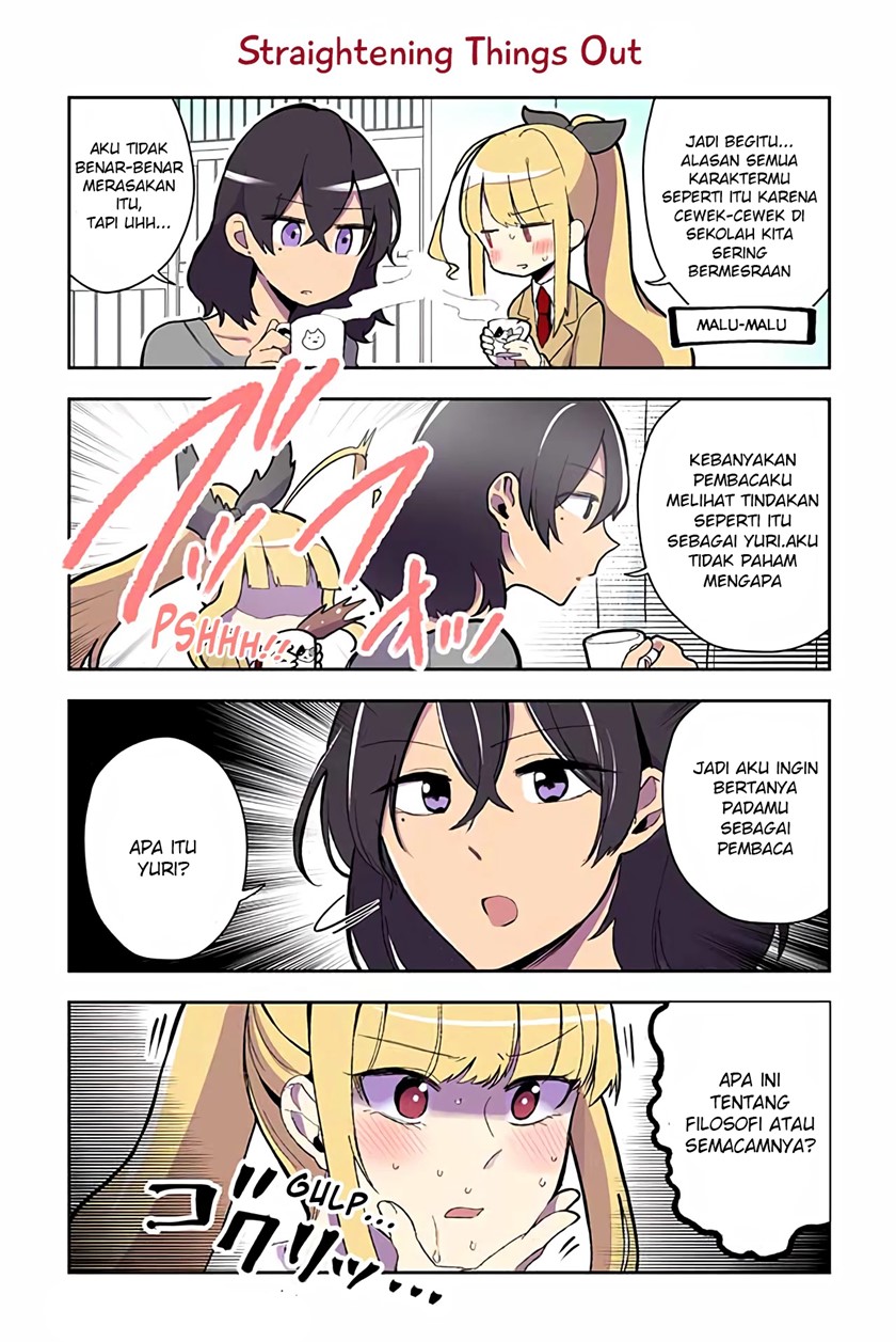 Dokyuusei no Oshi Sakka ni Yuri Mousou ga Bareta Kekka chapter 6