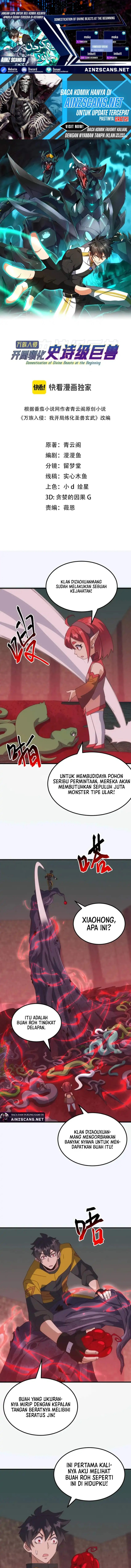 Domestication of Divine Beasts at the Beginning Chapter 39 Bahasa Indonesia