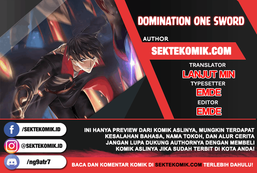 Domination One Sword Chapter 135 Bahasa Indonesia