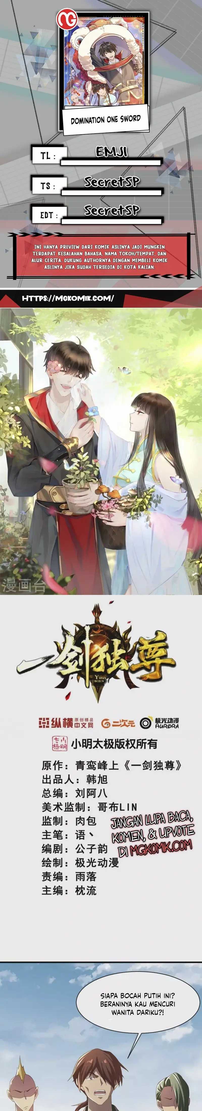 Domination One Sword Chapter 222 Bahasa Indonesia
