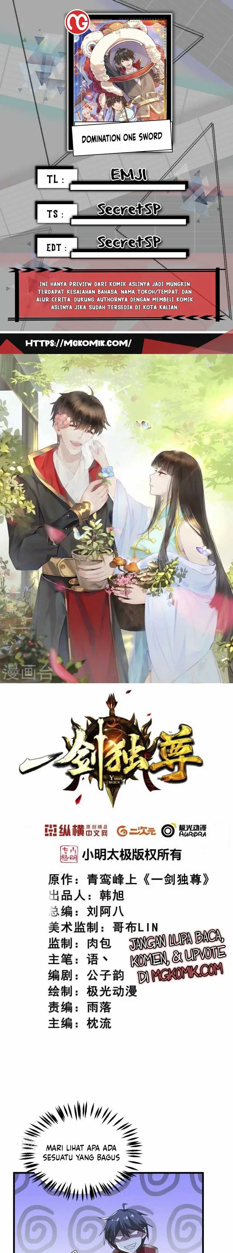 Domination One Sword Chapter 223 Bahasa Indonesia
