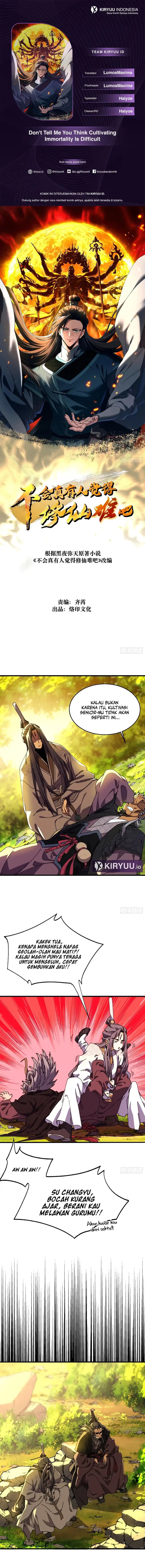 Don’t Tell Me You Think Cultivating Immortality Is Difficult? chapter 38