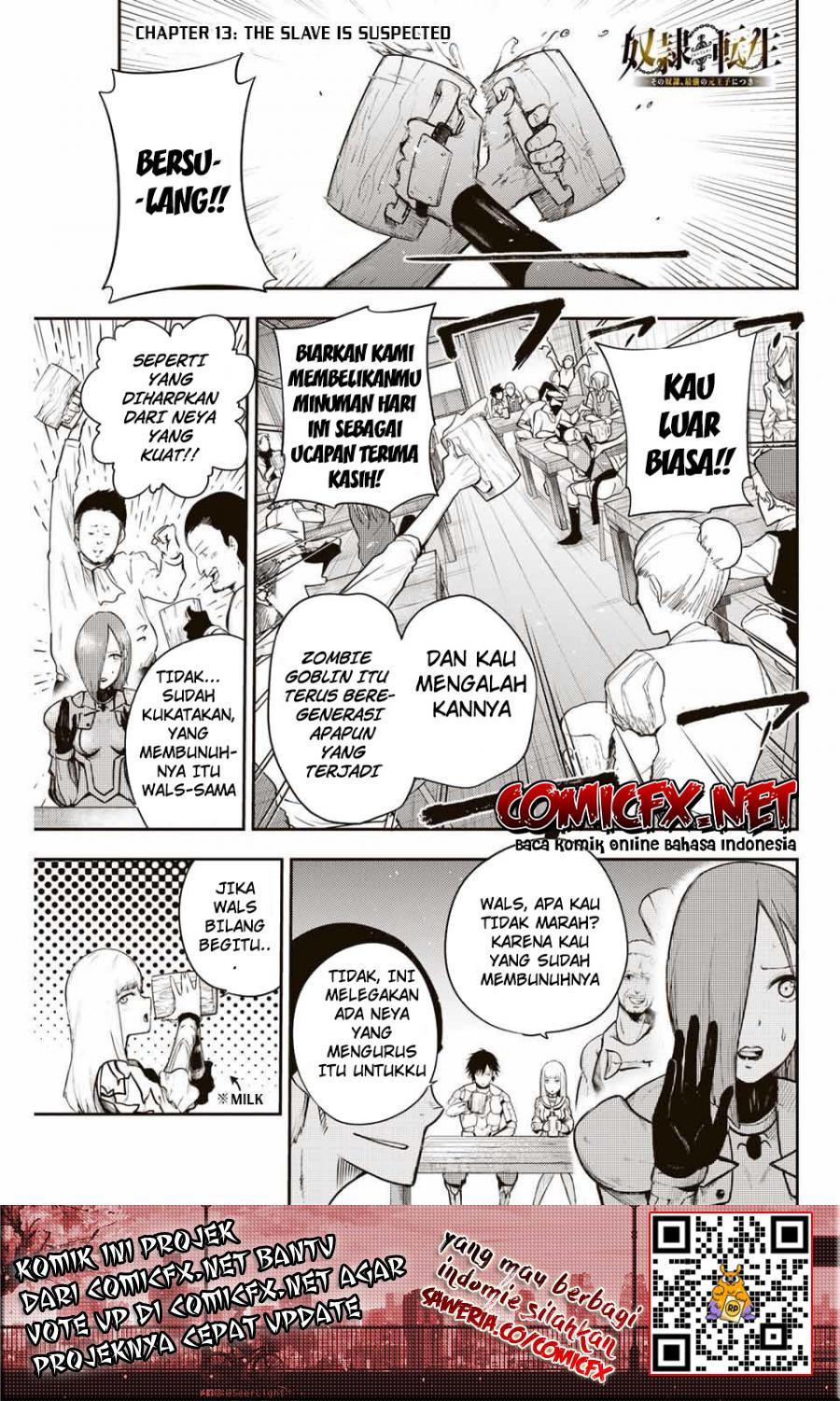 Dorei Tensei: Sono Dorei, Saikyou no Moto Ouji ni Tsuki chapter 13