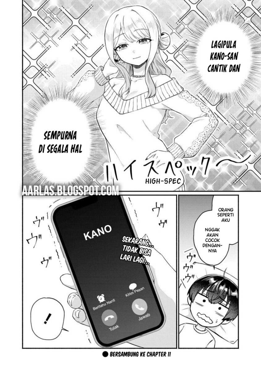 Douyara Ore wa Imadoki Gal na Toshiue Osananajimi kara Gekiomo Kanjou wo Mukerareteiru Rashii Chapter 10 Bahasa Indonesia