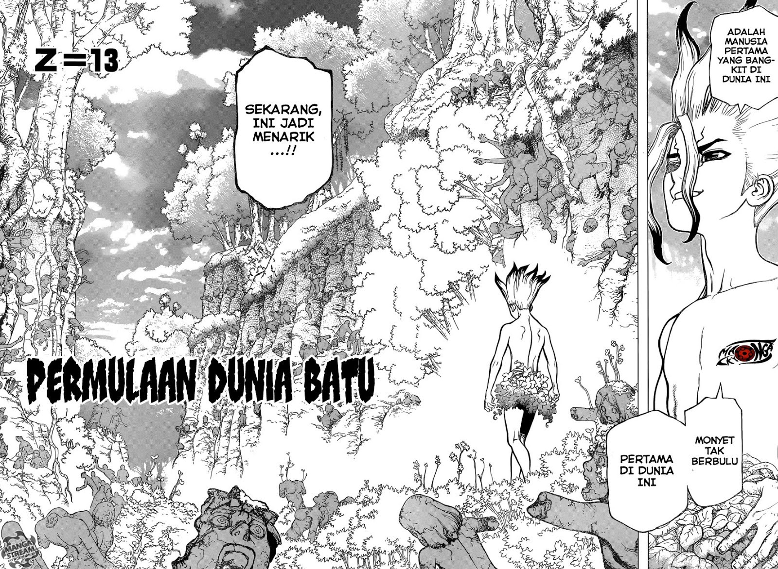 Dilarang COPAS - situs resmi www.mangacanblog.com - Komik dr stone 013 - chapter 13 14 Indonesia dr stone 013 - chapter 13 Terbaru 6|Baca Manga Komik Indonesia|Mangacan