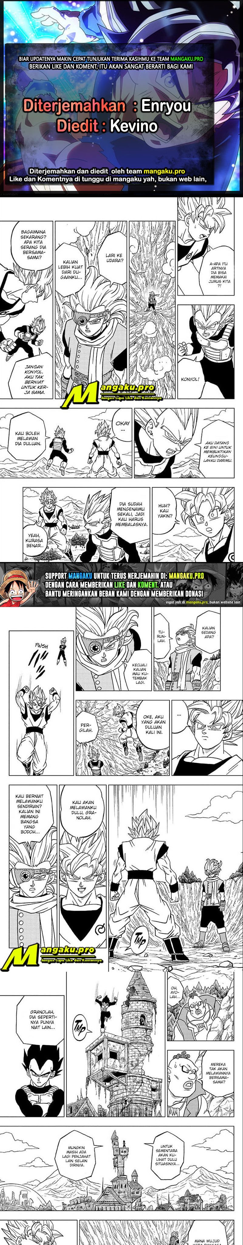 Dragon Ball Super Chapter 72.2 Bahasa Indonesia