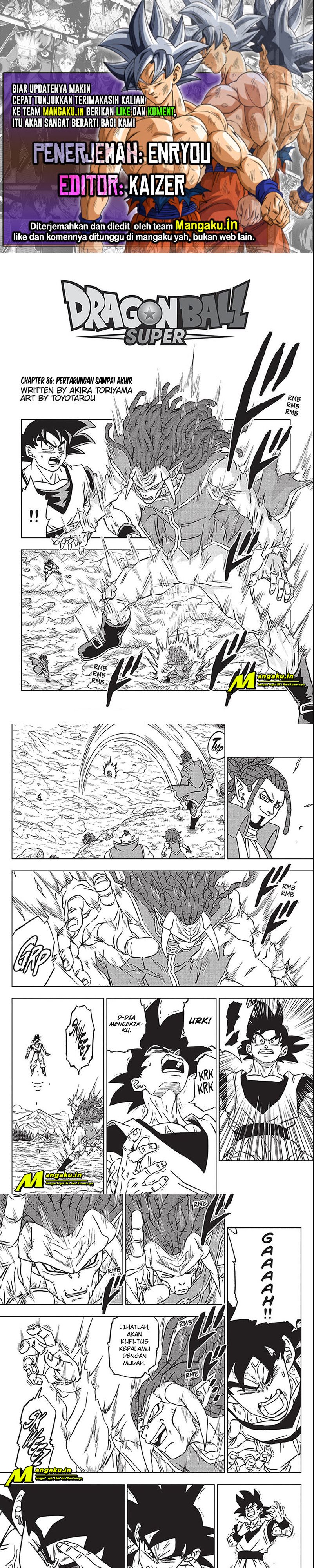 Dragon Ball Super chapter 86