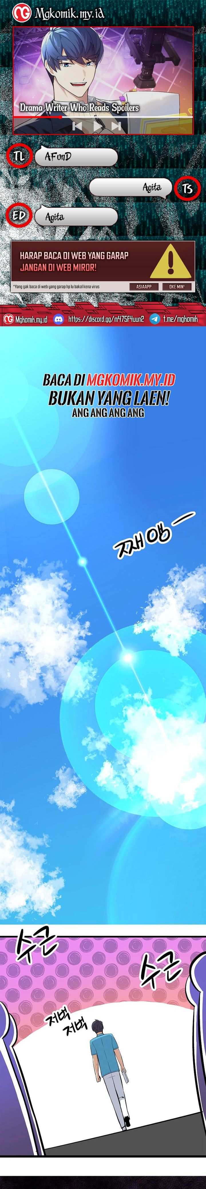 Drama Writer Who Reads Spoilers Chapter 39 Bahasa Indonesia
