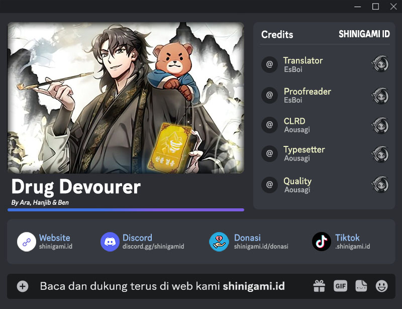 Drug Devourer Chapter 37 Bahasa Indonesia