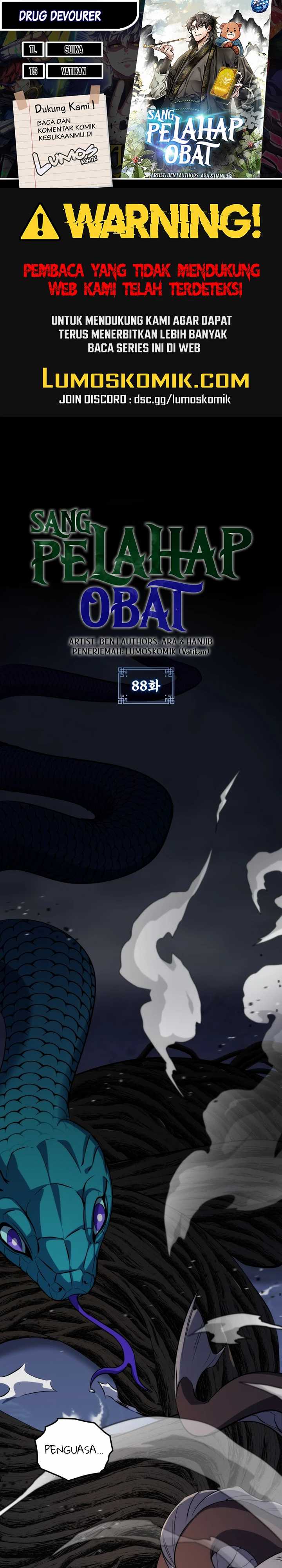 Drug Devourer Chapter 88 Bahasa Indonesia