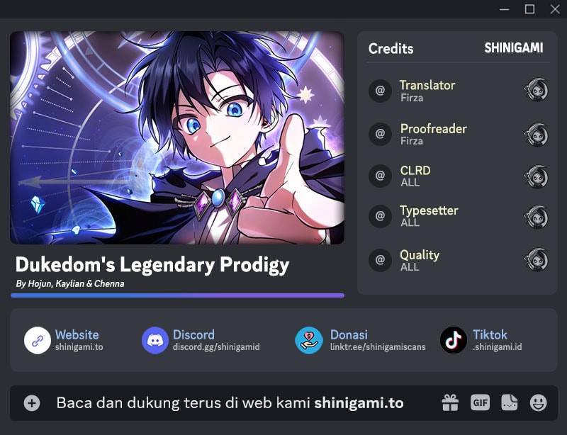 Dukedom’s Legendary Prodigy chapter 20
