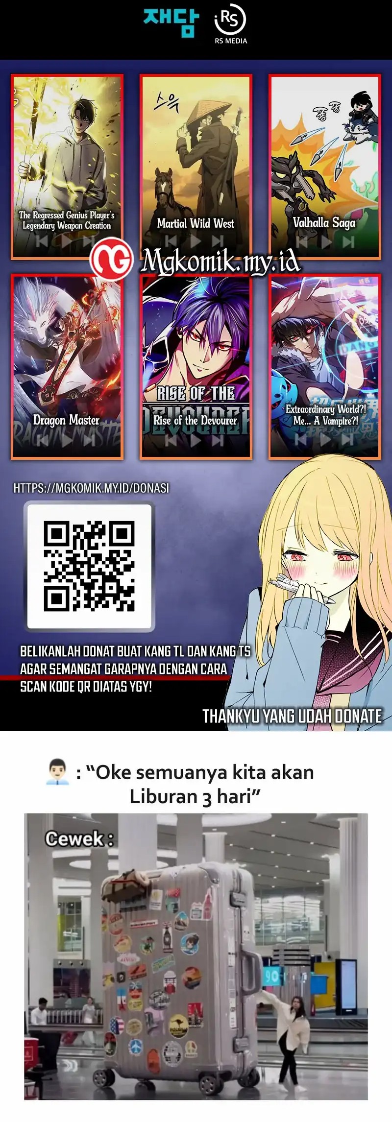 Dungeon Odyssey Chapter 127 Bahasa Indonesia