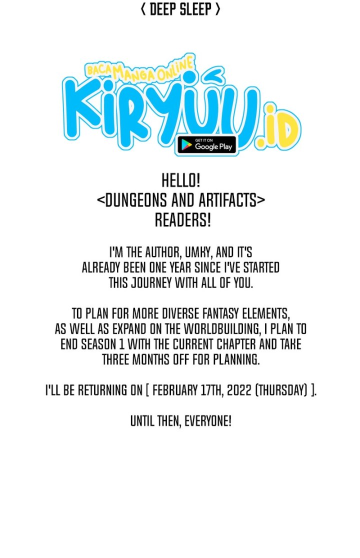 Dungeons & Artifacts Chapter 56 Bahasa Indonesia