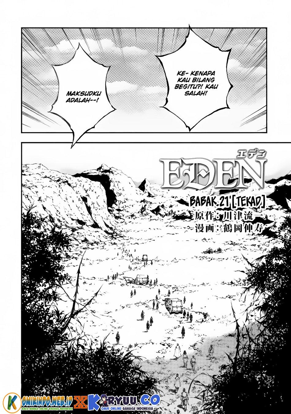 Eden (TSURUOKA Nobuhisa) Chapter 21 Bahasa Indonesia