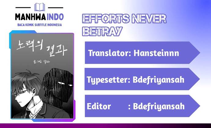 Efforts Never Betray Chapter 28 Bahasa Indonesia