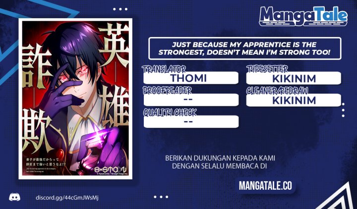 Eiyuu Sagi – Deshi ga Saikyou Dakaratte Shishou Made Tsuyoi to Omouna yo!? Chapter 02 Bahasa Indonesia