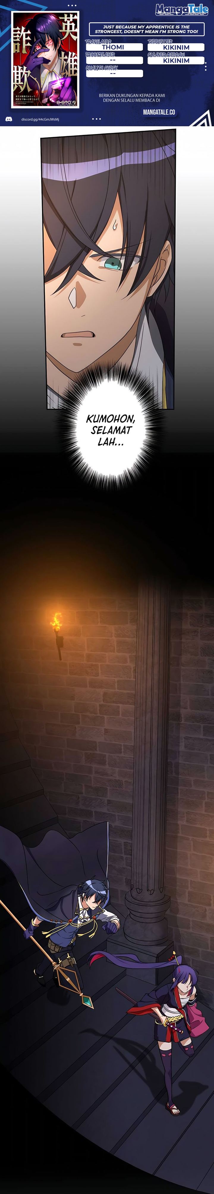 Eiyuu Sagi – Deshi ga Saikyou Dakaratte Shishou Made Tsuyoi to Omouna yo!? Chapter 16 Bahasa Indonesia