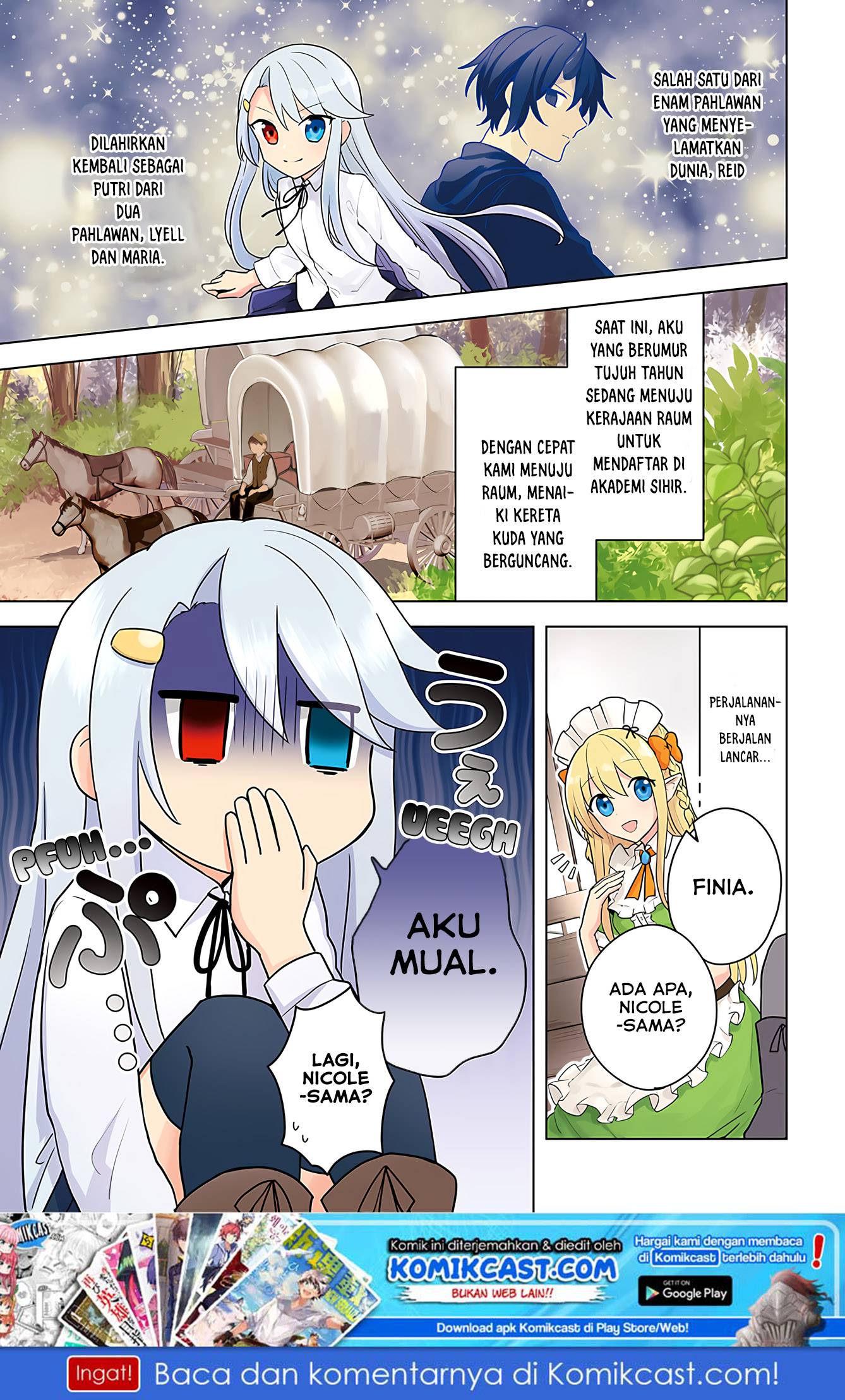 Eiyū no Musume to Shite Umarekawatta Eiyū wa Futatabi Eiyū o Mezasu Chapter 07 Bahasa Indonesia