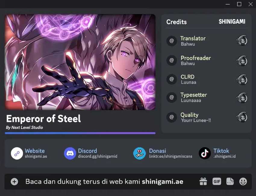 Emperor Of Steel Chapter 31 Bahasa Indonesia