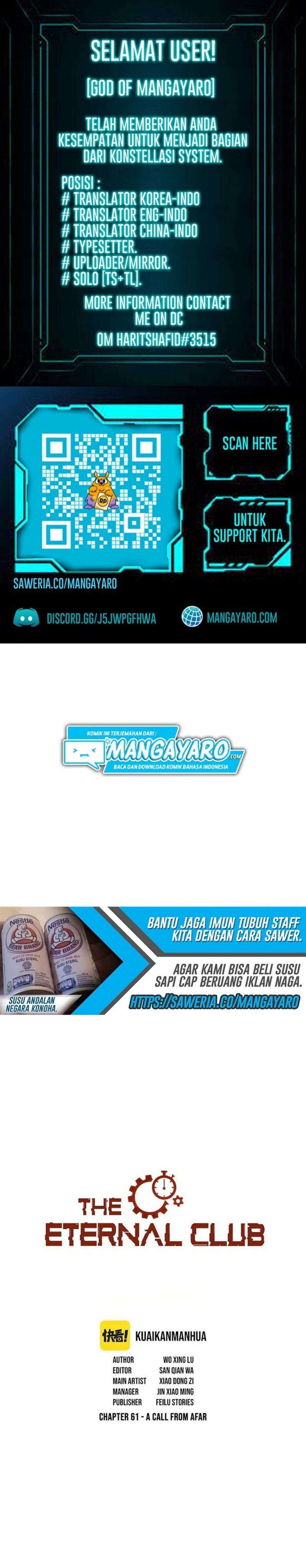 Eternal Club Chapter 61 Bahasa Indonesia