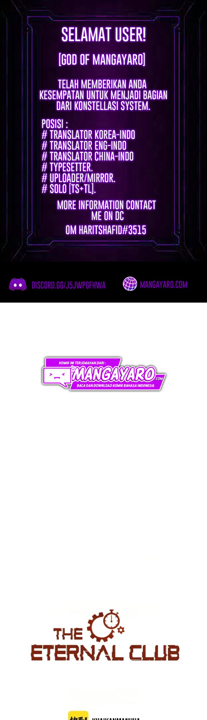 Eternal Club Chapter 86 Bahasa Indonesia
